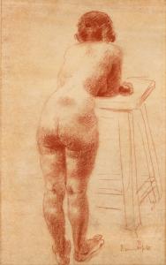 Female Nude from the Back (Poupelet)