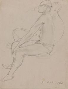 Profile of a Seated Man (Babin, 1946)