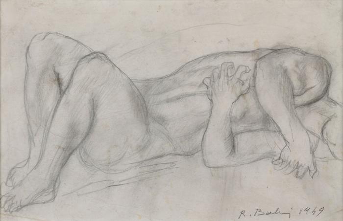 Tense Man Reclining (Babin, 1949)