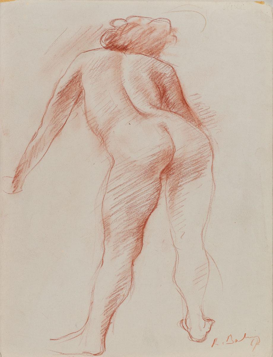 Female Nude Seen from the Back Leaning Forward (Babin, 1967)