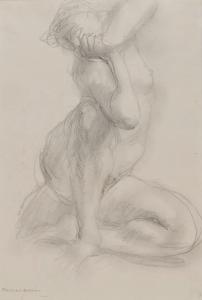 Seated Woman, Twisted, Hands Clasped (Martin)