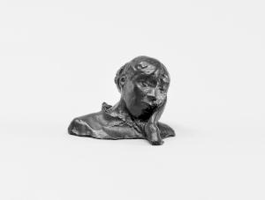 Head Resting on One Hand, Bust (Degas, avant 1885[1])