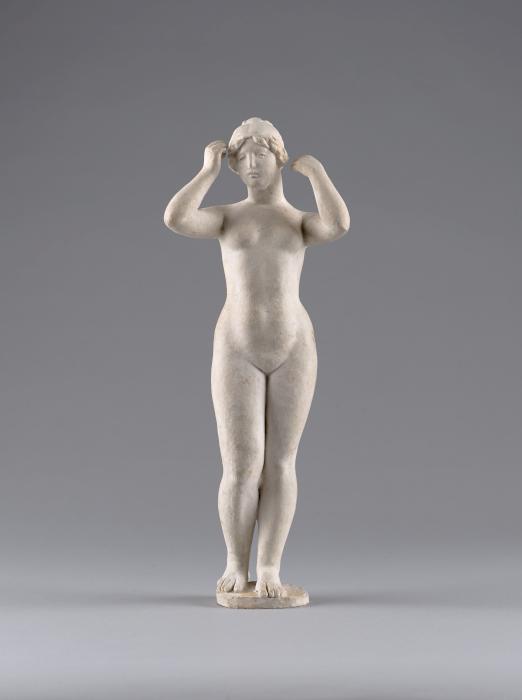 Woman Standing, Arms Raised (Maillol, 1924 or earlier)