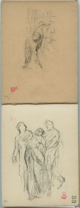 Sketchbook of Drawings (Carpeaux, 1870-1871)