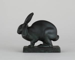 Rabbit with One Ear Raised (Poupelet, 1905-1908)