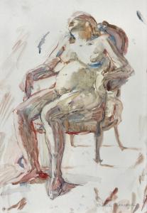 Nude Sitting on a Chair (Ginioux)