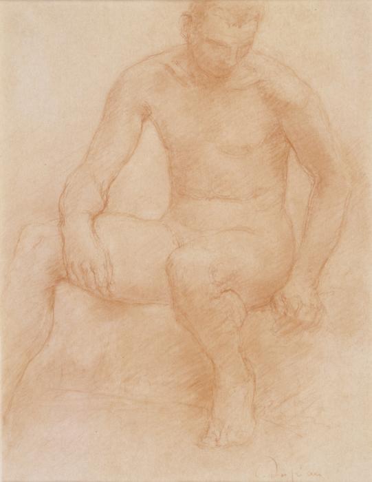 Seated Young Man ()