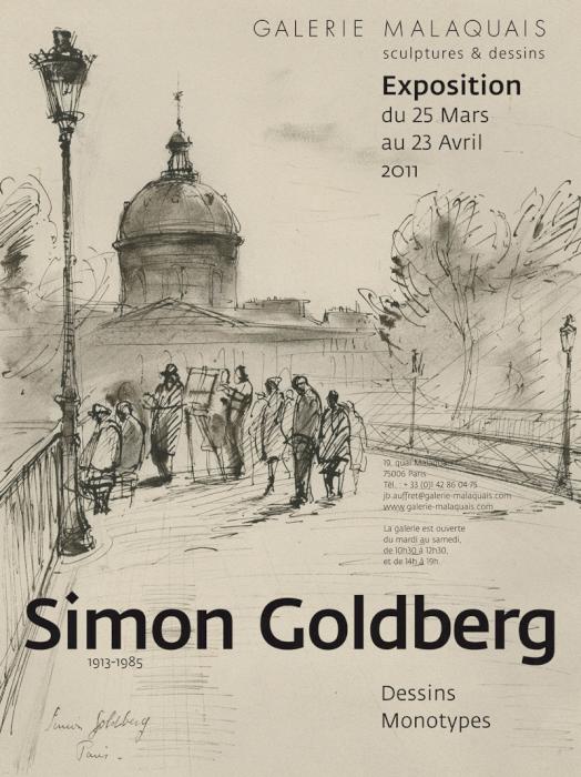 Simon Goldberg (1913-1985), Dessins - Monotypes