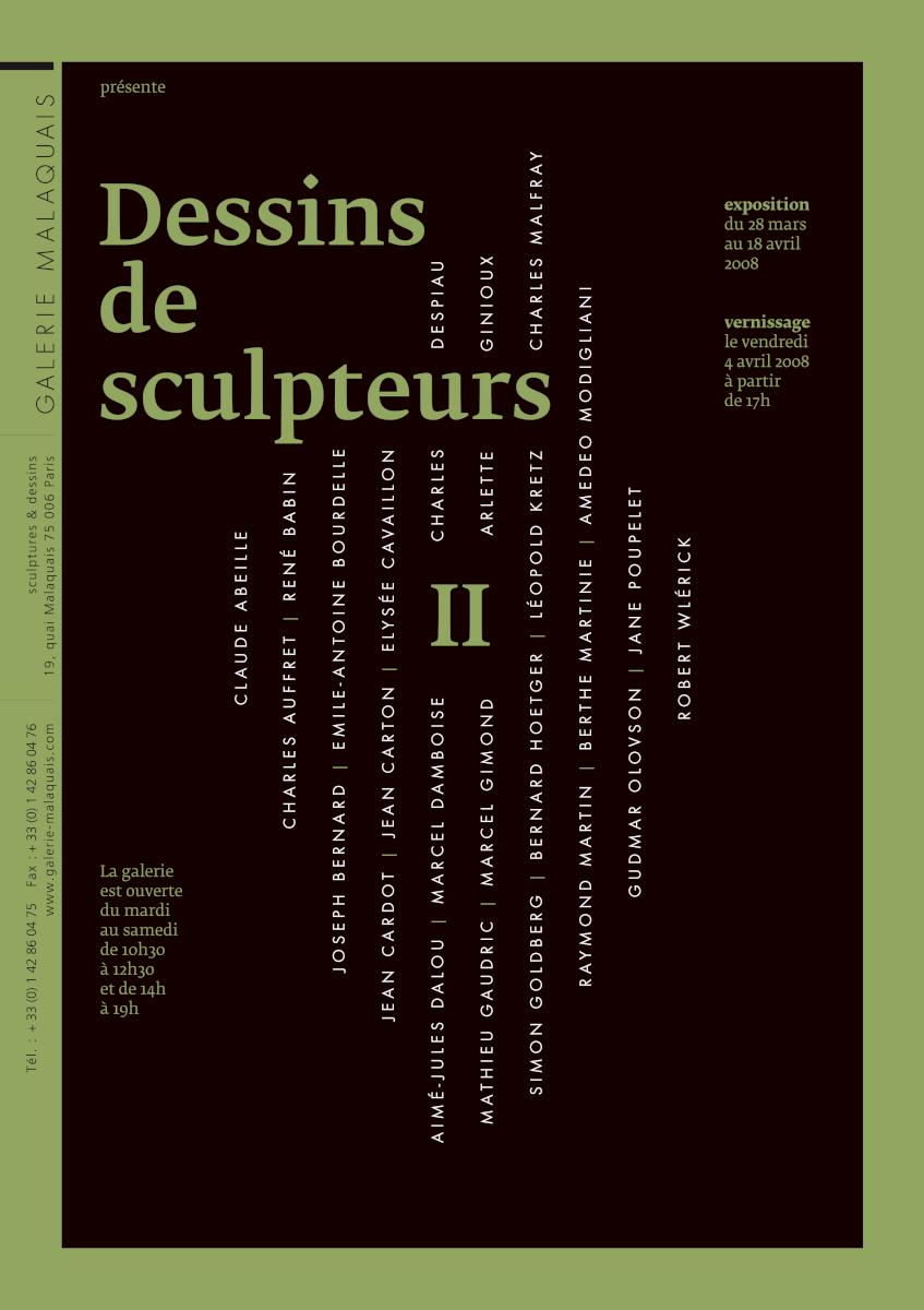 Dessins de sculpteurs II