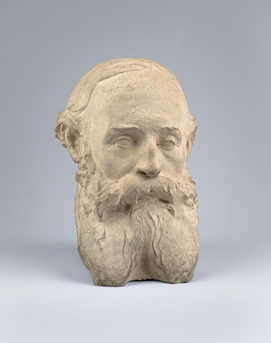 Tête d'homme barbu (Aristide Maillol ?) (Manolo, 1925)