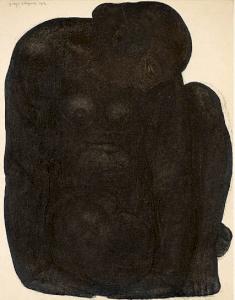 Nu noir de face (Dorignac, 1913)