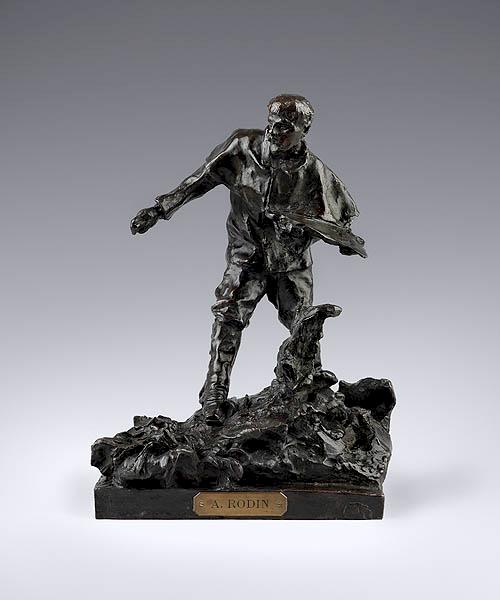 Jules Bastien-Lepage, première maquette dite « au tertre ouvragé » (Rodin, 1886)