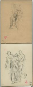 Carnet de croquis (Carpeaux, 1870-1871)