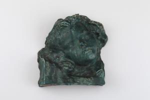 Masque d'enfant endormi, dit avec architecture (Bourdelle, 1905)