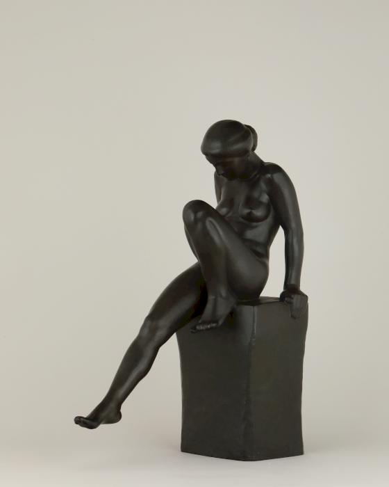 Baigneuse au bord de l'eau (Poupelet, 1911-1918)