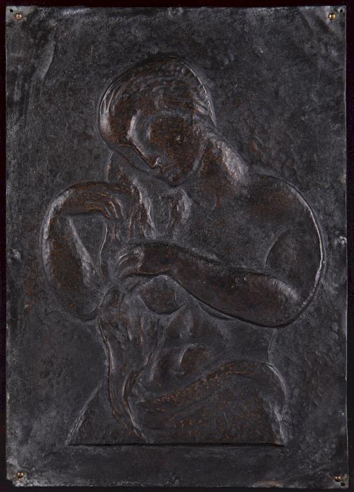 Femme se coiffant (Gargallo, vers 1916)