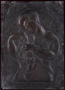 Femme se coiffant (Gargallo, vers 1916)