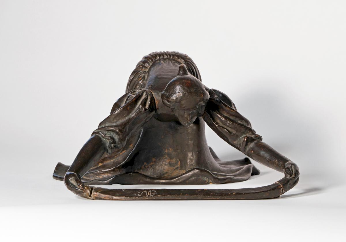 Marteau de porte, femme étendant du linge (La Lavandière) (Maillol, 1902 ou avant)